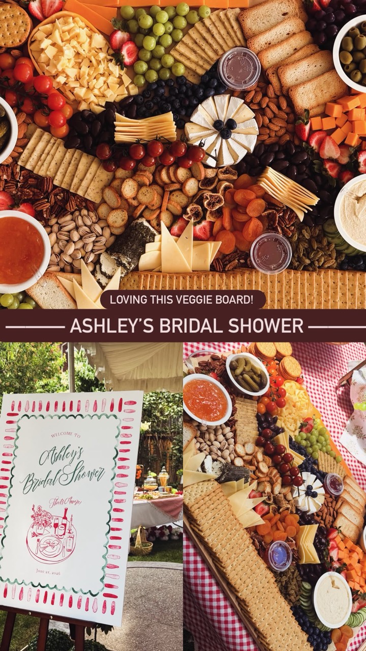Bridal shower grazing experience